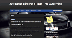Desktop Screenshot of pro-autostyling.nl